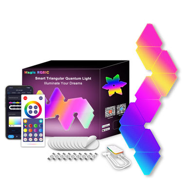 Καλή τιμή. Λευκό LED Τρίγωνο Φώτα Τείχους Υλικό PC Παιχτερό εσωτερικό φως τοίχου σε απευθείας σύνδεση