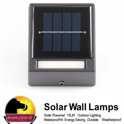 Καλή τιμή. Toggle Switch ON OFF Solar Wall Lamps Solar Powered 15LM Outdoor Lighting Waterproof Energy Saving Durable Weatherproof σε απευθείας σύνδεση
