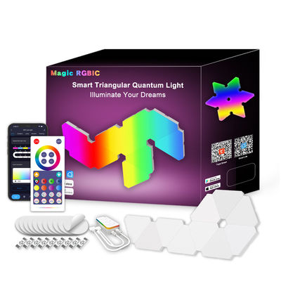 Καλή τιμή. RoHS RGB Φώτα τοίχου 5V 10W LED Τρίγωνο Φώτα τοίχου Ευφυής έλεγχος χρώματος σε απευθείας σύνδεση