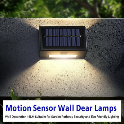 Καλή τιμή. Motion Sensor Solar Wall Lamps Outdoor Wall Decoration 15LM Suitable for Garden Pathway Security and Eco Friendly Lighting σε απευθείας σύνδεση